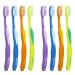 Soft-Tip Toothbrush Kinder to Your Teeth (Expert Care - Super Soft Tip) - Adult Toothbrush 4 Colors - 8 Count (Pack of 1) 1 Count (Pack of 8) Soft
