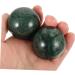 Buy Healvian Jade Fitness Handballs - 10 STK Chinese Handmade Massage Balls for Home Decor & Wellness | 4cm x 4cm | Green - Buy Online on GoSupps.com