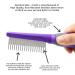 Hertzko 2-in-1 Long and Short Teeth Comb for Dogs and Cats - Grooms Top Coat and Undercoat Simultaneously - Buy Online on GoSupps.com