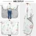Buy Waterproof Barber Cape - Cotton Flower & Cheetah Pattern | Unisex Hair Cutting Bib for Men - International Shipping - Buy Online on GoSupps.com