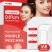 Sosky Pimple Patches for Face FSA HSA Eligible Invisible Hydrocolloid Acne Patches Zit Sticker for Face and Skin Pimple Patches for Covering Zits Blemishes with Salicylic Acid 2 Sizes 168 Count 168 Count (Pack of 1)