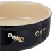 Nobby Ceramic Cat Basin 13.5 x 13.5 x 0.25 cm Black/ Beige - Buy Online on GoSupps.com