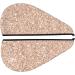 Beige Sparkling Glitter Microfiber Hair Towel | Super Absorbent Quick-Dry Hair Wrap for Long Curly Thick Hair - Premium Coral Velvet - Buy Online on GoSupps.com