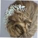 Beavorty bridal headpiece pearl headpiece Comb for Bridal Rhinestone Comb flower Hair Comb Rhinestone Hair Comb Wedding Hair Comb Wedding dress bride flower head - Buy Online on GoSupps.com