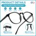 Stylish Blue Light Reading Glasses 6-Pack for Women Men - UV Ray & Glare Filter Computer Readers - Round Fake Eyeglasses Mix 01 - 1.5x - Buy Online on GoSupps.com