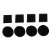 Gogogmy 8 pieces compost container filter cotton cats toilets filter pad odor remover filter pads garbage can filter pad litter pad kitchen compost container trash can