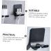 Osaladi 4-Piece Wall Bracket Hooks - Space Aluminum Razor Holder & Clothes Rack - DIY Bathroom & Cabinet Storage Solution - Buy Online on GoSupps.com