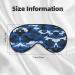 Buy Blue Camo Eye Mask - Soft Adjustable Comfortable Sleep Mask for Men & Women - International Shipping Available - Buy Online on GoSupps.com