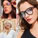 DEOMOR 5-Piece Decorative Retro Glasses Set - Colorful Non-Prescription Transparent Lenses for Stylish Look - Buy Online on GoSupps.com