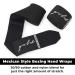Gold BJJ Extra Long Mexican Style Boxing Hand Wraps - Black (1 Pair) - Buy Online on GoSupps.com