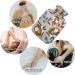 Naanle Peonies & Poppy Flowers Hot Water Bottle - 1L Transparent Heat & Cold Therapy for Pain Relief Bed Hand & Feet Warmer - Buy Online on GoSupps.com