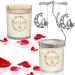 Scented Candles Gift Set for Women: Aromatherapy Candles for Home Rose Scented Natural Soy Wax Jar Candle Sets 2 Pack 6oz 40 Hour Burn Time Use for Stress Relief Relaxation Bath Yoga Birthday Rose X 2
