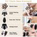 Roziahome Electric Razor for Men-5 in 1 Multifunctional Bald Head Shavers for Men Grooming Kit - Waterproof Mens Electric Shaver Balding Clippers Portable Bald Men Head Shaver with LED Display Black - Buy Online on GoSupps.com