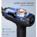 Deep Tissue Percussion Massage Gun for Athletes - Recovery & Pain Relief - Upgraded Silence Handheld Electric Massager (Black) - Buy Online on GoSupps.com