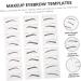 Angoily 6 Pcs Ladies Suits Disposable Makeup Eyebrow Sticker Tool Make up Eyebrow Pencil Girl - Buy Online on GoSupps.com