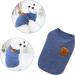 Yaodhaod 2-Pack Cotton Dog Shirt for Small Dogs & Cats - Blue & Gray - Perfect for Puppies (S Size) - Buy Online on GoSupps.com