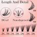 280PCS D Curl Eyelash Extension Kit - Natural Reusable Lash Clusters 9-15MM Mix for DIY at Home | 30D & 40D Options - Buy Online on GoSupps.com