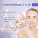 WXYINSPAS 40 Pcs Face Lift Tape for Wrinkles, Jowls, Neck, Eye - Waterproof & High Elasticity V Shape Lift Stickers - Instant Facelift Bands - Buy Online on GoSupps.com