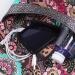Mookis Yoga Mat Bag | Adjustable Shoulder Strap | Large Size Zipper Pocket | Flower Pattern | Multipurpose - Buy Online on GoSupps.com