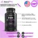 Iron Supplement 2-in-1 Complete Complex - Natural Flow 2X Heme and Chelated Non Heme Iron Bisglycinate Folate B and Vitamin C for Anemia and Blood Building Support Gentle on Stomach 60 Caps (60) - Buy Online on GoSupps.com