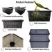Kathson Small Reptile Feeding Box - Portable Mini Pet House for Lizard, Spider, Frog - Black - Buy Online on GoSupps.com