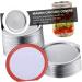 OUNONA 54pcs Mason Jar Lids Solid Sealing Cap Tinplate - Buy Online on GoSupps.com