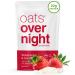 Oats Overnight - Strawberries & Cream - 22g Protein, High Fiber Breakfast Shake - Gluten Free, Non GMO Oatmeal (2.7 oz per meal) (8 Pack) Strawberries & Cream 2.7 Ounce (Pack of 8)