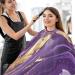Kigai Purple Marble Barber Cape - Professional Waterproof Hair Cutting Cape for Men & Women - Adjustable Snap Closure Hairdressing Cape - Buy Online on GoSupps.com