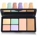 Color Correcting Concealer Palette Concealer Contour Palette Long Lasting Makeup Cream Contour Palette Contouring Foundation Highlighting Corrector Concealer Palette for Dark Circles & Blemish(#01)