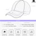 Kids Low Profile Cotton Denim Baseball Cap Hat - Light Pink | UPF 50+ | Ages 6-9 - Buy Online on GoSupps.com