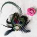 Peacock Feather Fascinator Headpiece with Rhinestone Detail for Women - Buy Online on GoSupps.com
