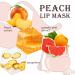 Lip Mask Lip Mask Pads Anti-Ageing Moisturising Lip Pads Suitable for Dry and Cracked Lips Collagen Lip Sleeping Mask for Lip Care (Peach - Buy Online on GoSupps.com