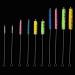 FOREVERIE Straws Cleaner Brush Multi Colors Pack of 10 with 5 Sizes & High Density Nylon Bristles & Stainless Steel Handle & Hanging Loop for Cleaning Sippy Bottle/Cup Nozzle Teapot & Corner Area - Buy Online on GoSupps.com