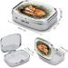 Decorative Pill Box - Sleeping Fox Print | 2 Compartment Portable Medicine Organizer for Pocket & Purse | Ideal for International Shipping - Buy Online on GoSupps.com