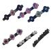 Six three flower side hair clips bangers hair clips hair segmentation clips diamond flower hair clips knitting hair clips used for hair modeling gifts etc