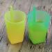 COHEALI Stackable Kids Cups 4Pcs - Plastic Sippy Cups for Baby Feeding - Water Straws Drinking Tumblers for Children - Random Color - Buy Online on GoSupps.com