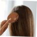 Hoement Ridge Head Massager & Wooden Comb for Scalp Massage | Wide Tooth Comb for Curly Hair | Portable Brown Hair Care Tool - Buy Online on GoSupps.com
