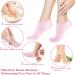 2Pairs Silicone Socks for Dry Cracked Feet Women Moisturizing Foot Socks Soft Gel Socks Aloe Socks Women's Spa Pedicure Foot Care Socks for Repairing Dry Feet Cracked Heel and Softening Rough Skin - Buy Online on GoSupps.com