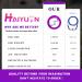 Haiyuan 15FT Dog Tie Out Cable - Durable Steel Wire Runner for Dogs Up to 165 lbs - Purple Outdoor Lead with Superior Clips - Perfect for Yard & Travel - Buy Online on GoSupps.com
