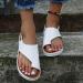 Arch Support Sandals for Women - Comfortable Breathable Toe Corrector Flip Flops for Summer | Lightweight Bunion Orthopedic Slippers for Hallux Valgus - Size 5.5 Silver - Buy Online on GoSupps.com