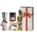 4 TLG Greek olive oil gift set Christmas |Oil sea salt olive paste natural soap olive oil soap |Greek gift basket |Gift box with wood look |Aristos (oil salt-soap paste)