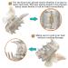 6 PCS Small Butterfly Hair Claw Clips - No-Slip Tortoise Jaw Clips for Thin Hair - Colorful Sequins Barrettes for Women and Girls - Buy Online on GoSupps.com