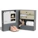 Savor | The Vault Baby Keepsake Box | Slate Gray - Customizable Newborn Memory Box w/ 2 Drawers, 7 compartments and 10 folders for Baby's Treasured Memories, Baby Shower, First Birthday