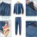 Dioxoib Men Track Suit Set | Long Sleeve Full-Zip Sweatsuit | Active Jacket & Pants | 2 Piece Outfit - Medium - Buy Online on GoSupps.com