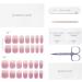 DANNI & TONI 28 Semi-Cured Nail Wraps - Salon Quality Gel Nail Stickers Set (Canvas of Sparkles) - Buy Online on GoSupps.com