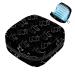 Portable women's binding-up bags menstrual cup pocket female menstrual pads bags for teenage girls tampons for the first period simple white line cartoon cat multicolored 10