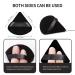 HoPliGhe 6 Pcs Velour Triangle Powder Puff Set for Face Powder - Soft & Reusable Makeup Tools - Buy Online on GoSupps.com
