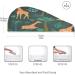 Tropical Giraffe Pattern Dry Hair Cap & Quick Drying Towel Set - Super Absorbent Soft Comfort | International Shipping Available - Buy Online on GoSupps.com