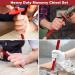 CYEAH 12 Inch Heavy Duty Masonry Chisel Set  4 PCS Chisels Set with Hand Protection  2 PCS Flat Chisel & 2 PCS Pointed Chisel for Concrete/Mason/Stone Demolishing Carving Splitting Breaking - Buy Online on GoSupps.com
