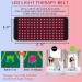 Infrared Red Light Therapy Belt for Body Pain Relief - Wearable Deep Therapy Wrap with Timer for Women - Best Gift (Black) - Buy Online on GoSupps.com